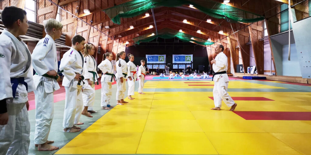 Pajulahden yläkoululeirityksen laji judo